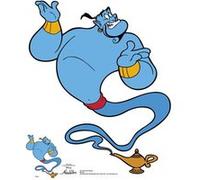 STAR CUTOUTS Figurine en carton Genie d'Aladdin Disney Hauteur 88 CM Bleu G