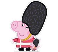 STAR CUTOUTS Figurine en carton - George Pig - Peppa Pig - Garde du Palais Royal - Haut 94 cm Multicolors