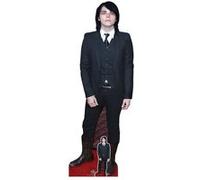 STAR CUTOUTS Figurine en carton Gerard Way -chanteur et scénariste- Haut 176 cm Noir