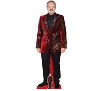 STAR CUTOUTS Figurine en carton - Graham Norton - Veste de Costume Rouge - Animateur de Télévision Irlandais - Haut 174 cm Rouge