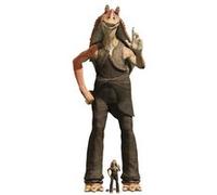 STAR CUTOUTS Figurine en carton - Jar Jar Binks - Star Wars - Haut 196 cm Noir