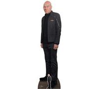 STAR CUTOUTS Figurine en carton Jean-Luc Picard en uniforme Star Trek Noir