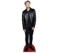 STAR CUTOUTS Figurine en carton Kim Nam-joon alias RM du groupe BTS (kpop) -Haut 90cm Noir