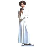 STAR CUTOUTS Figurine en carton La Princesse Leia Organa Episode IV Star Wars Hauteur 160 CM Blanc G