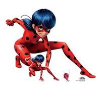 Star Cutouts SC4051 Ladybug Carton découpé Hauteur 93 cm - Miraculous : Tales of Ladybug & Cat Noir