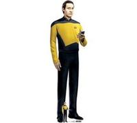 STAR CUTOUTS Figurine en carton l'androïde Data Star Trek -Brent Spiner Noir