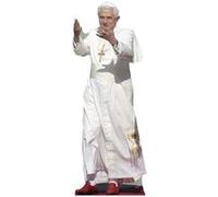 STAR CUTOUTS Figurine en carton Le pape Benoit XVI Joseph Aloisius Ratzinger Haut 180 cm Blanc G
