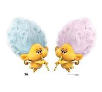 STAR CUTOUTS Figurine en carton les Trolls 2 - Chérubin bleu et rose Hauteur 61 cm Multicolors
