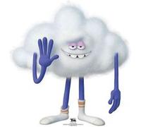 STAR CUTOUTS Figurine en carton Les Trolls - Nuage Man Hauteur 69 cm Blanc G