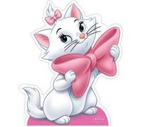 STAR CUTOUTS Figurine en carton Marie les Aristochats tenant un Grand Arc Rose - Disney Les Aristochats - Haut 82 cm Blanc G