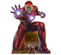 STAR CUTOUTS Figurine en carton Marvel - Iron Man Hauteur 133 CM Rouge G