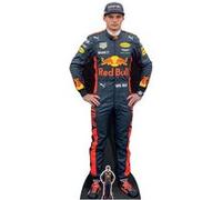 STAR CUTOUTS Figurine en carton Max Verstappen Pilote Formule 1 - Haut 177 cm Noir G