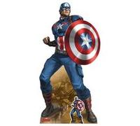 STAR CUTOUTS Figurine en carton Mini Captain America - Marvel Avengers - Haut 92 cm Bleu G
