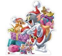 STAR CUTOUTS Figurine en carton - Noël - Tom & Jerry - Cadeaux de Noël - Haut 93 cm Multicolors G