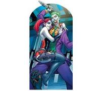 STAR CUTOUTS Figurine en carton passe-tete Harley Quinn et le Joker armé DC Comics Hauteur 192 CM Multicolors G