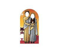 STAR CUTOUTS Holy Religious Sacred Family Adult Stand in Adult Size Carton Cutout, Carton, Multicolore, 174 x 93 x 174 cm