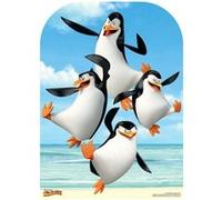 STAR CUTOUTS Figurine en carton Passe tête Madagascar pingouins Hauteur 160 cm Bleu G