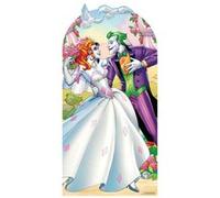 STAR CUTOUTS Figurine en carton passe-tete Mariage Harley Quinn et le Joker DC Comics Hauteur 194 CM Blanc G