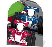 STAR CUTOUTS Figurine en carton passe tête Racing Course automobile 120 cm Rouge G