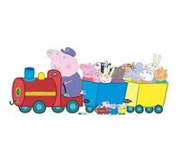 STAR CUTOUTS Figurine en carton Peppa Pig - Papy Pigs et les enfants dans le train Hauteur 84 cm Rouge G