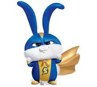 STAR CUTOUTS Figurine en carton Pompon le Lapin en super héros Comme des bêtes Hauteur 90 CM Bleu G