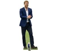 STAR CUTOUTS Figurine en carton Prince Harry Royal Blue 188 cm Bleu G