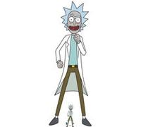 STAR CUTOUTS Figurine en carton - Rick et Morty - Rick Sanchez - Le Scientifique - Haut 195 cm Bleu