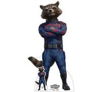 STAR CUTOUTS Figurine en carton Rocket les bras croisés film les gardiens de la galaxie 3 - Haut 95 cm Bleu G
