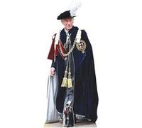 STAR CUTOUTS Figurine en carton Roi Charles III - Ordre des Chevaliers - Haut 195 cm Multicolors