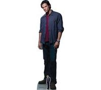 STAR CUTOUTS Figurine en carton Sam Winchester série Supernatural acteur Jared Padalecki -Haut 195 cm Noir