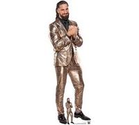 Seth Rollins SC4160 Silhouette en Carton Taille réelle avec Mini Costume Doré