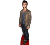STAR CUTOUTS Figurine en carton Taylor Lautner veste marron 178 cm Multicolors G