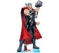 STAR CUTOUTS Figurine en carton Thor Comics avec marteau avengers Disney H 194 CM Rouge G
