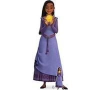 STAR CUTOUTS Figurine en carton Wish Asha Qui Tient L'Étoile avec Tous Les Personnages - Haut 112 cm Multicolors