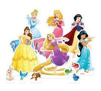 STAR CUTOUTS Figurines en carton de table Disney Princess 24 cm Multicolors G