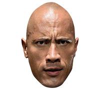 STAR CUTOUTS- Halloween SM297 Masque The Rock Dwayne Johnson WWE très Amusant pour la Famille, Les Amis et Les Fans, Uni, 25 x 15 x 1 cm