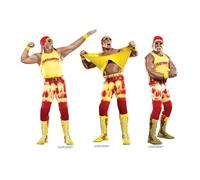 Star Cutouts Hulk Hogan SC4580 Lot de 3 étagères en Carton avec découpe en Carton Hauteur 30 cm - Idéal pour Les Cadeaux de la WWE