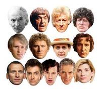 STAR CUTOUTS Lot de 13 masques en carton visage DOCTOR WHO les 13 docteurs Multicolors G
