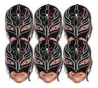 STAR CUTOUTS Lot de 6 Masques en carton Catcheur WWE - Rey Mysterio Multicolors G
