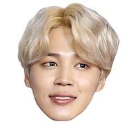 Star Cutouts Ltd CM207 Jimin (Kpop) Park Ji-min Kim NAM-Joon Bangtan Boys Masque de fête et cadeau, solide, multicolore, hauteur : 20 cm, largeur : 21 cm