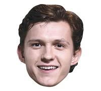 STAR CUTOUTS Ltd CM224 Masque Facial en Carton Tom Holland l Talking Point, Amusant pour événements et fêtes, Multicolore, Taille Standard
