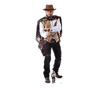 Star Cutouts Ltd Cowboy Lifesize Carton découpé avec Mini découpes en Carton, Multicolore, 178 x 61 x 178 cm