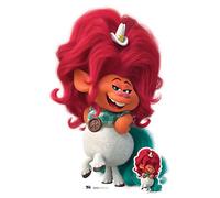 Star Cutouts Ltd SC1499 Delta Dawn Trolls Standee/Standup/découpe Multicolore Hauteur 136 cm Largeur 91 cm
