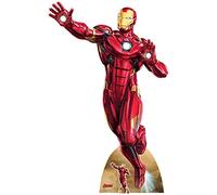 Star Cutouts Ltd SC1532 Tony Stark Avengers Marvel Legends Iron Man Décollage en carton Taille réelle 200 cm Multicolore
