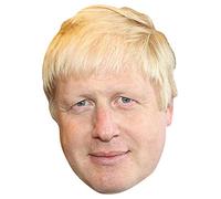 Star Cutouts Ltd SM346 Masque en carton Motif Boris Johnson Polician Talking Point Multicolore