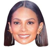 STAR CUTOUTS Masque en carton - Alesha Dixon - Chanteuse et Mannequin Britannique - Taille A4 Multicolors