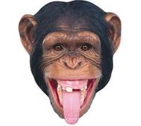 STAR CUTOUTS Masque unique chimpanzé - Fête de la jungle