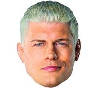 STAR CUTOUTS Masque en carton - Cody Rhodes - Catcheur - Taille A4 Multicolors