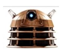 STAR CUTOUTS Masque en carton DOCTOR WHO masque Daleks Multicolors