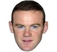Wayne Rooney SM192 Masque Wayne Rooney Fun pour la Famille, Les Amis et Les Fans Multicolore Taille Unique